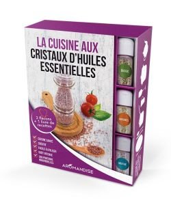 Coffret Cristaux d'Huiles essentielles + Livre de recettes, pièce